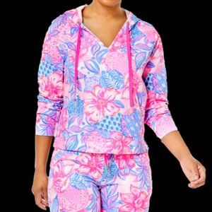 NWT Lilly Pulitzer Kiawah Cropped Hoodie size SMALL